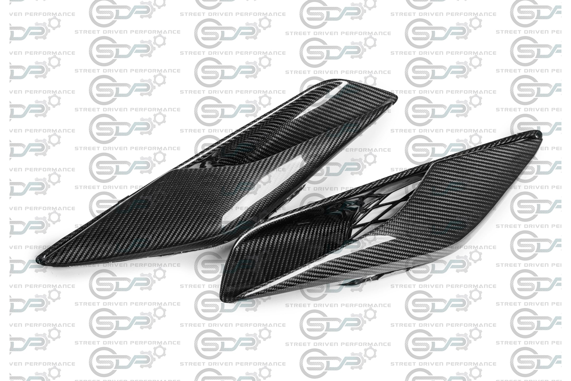 2014-2019 C7 - Corvette - Carbon Fiber Rear Quarter Panel Vents - Z06 Style